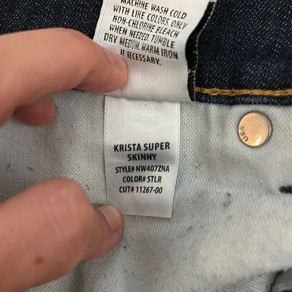 Hudson Krista Super Skinny Jeans - Size 26, Dark Wash - Picture 8 of 8